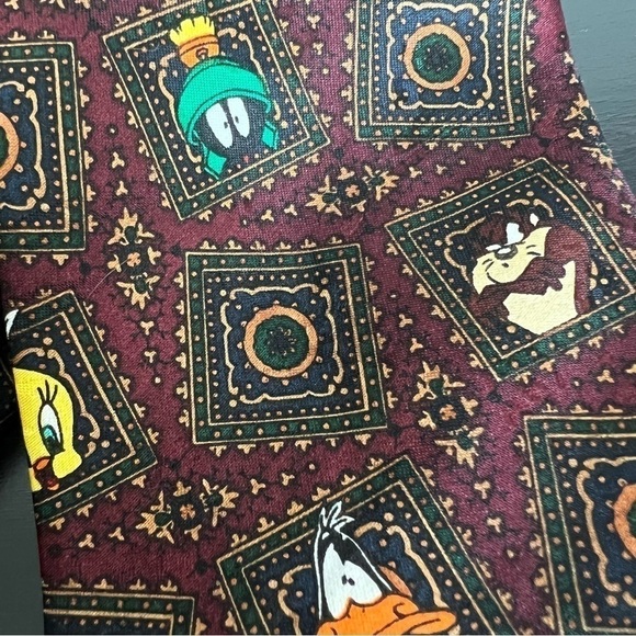 Vintage tie Looney Tunes Mania Vintage characters Tie - Picture 6 of 9
